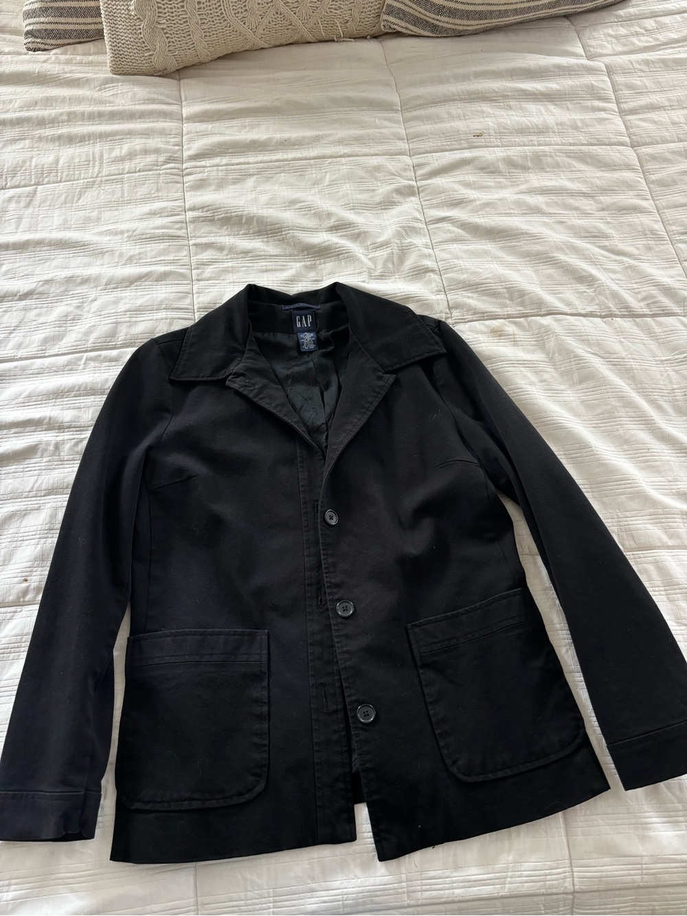 GAP Black Lightweight Shirt Jacket